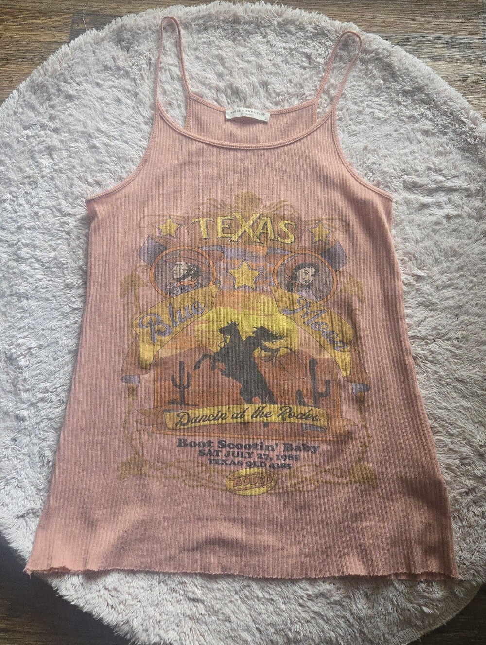 Spell Blue Moon Singlet In Coral - Picture 4 of 10